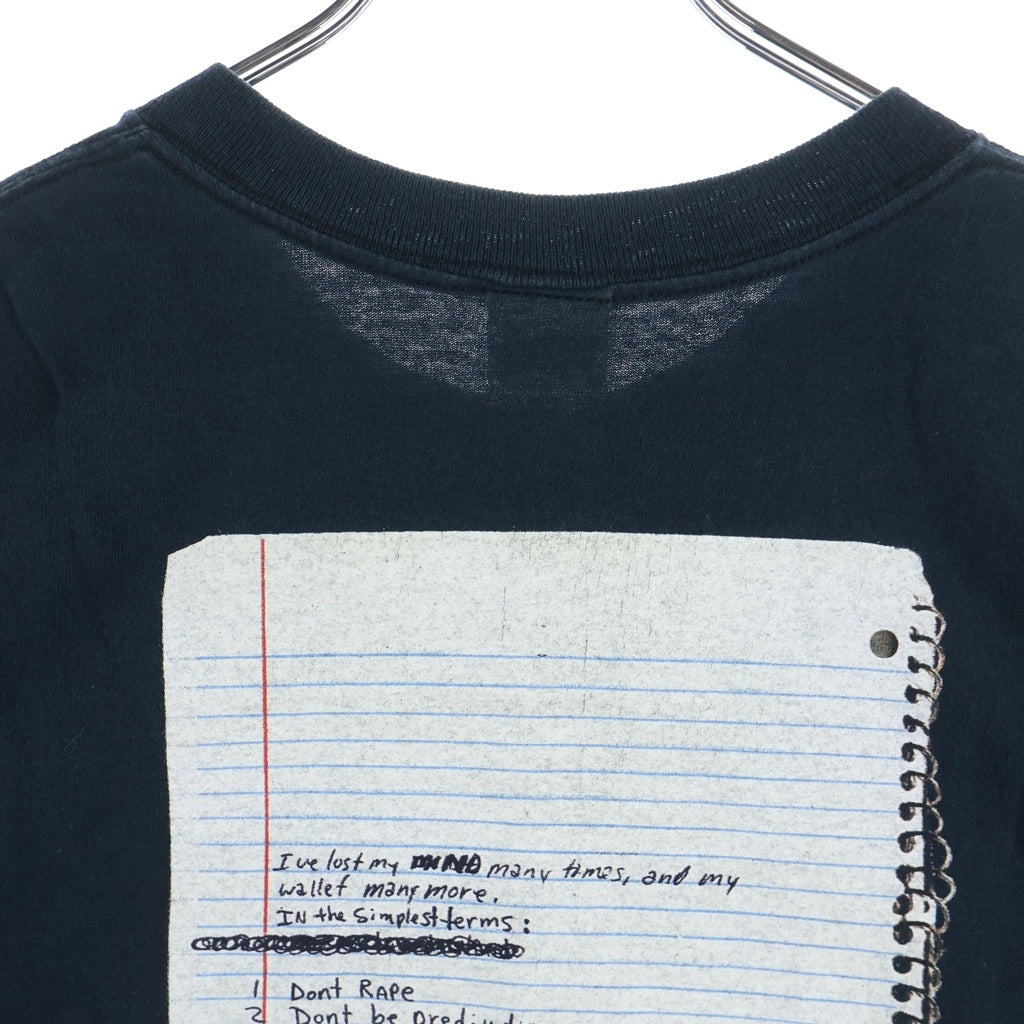 VINTAGE(ヴィンテージ) 00S NIRVANA KURT COBAIN PRONT S/S TEE ANVIL 半袖プリントTシャツ カットソー ブラック