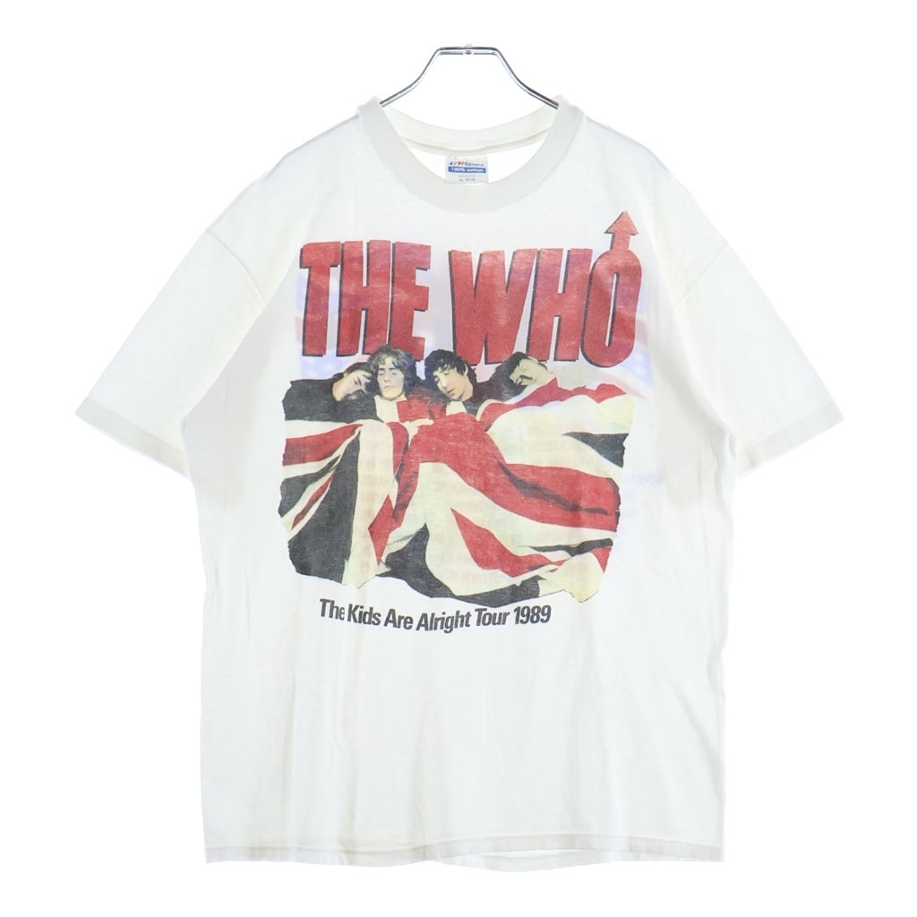VINTAGE(ヴィンテージ) 80S WHO THE KIDS ARE ALRIGHT TOUR 1998 PRINT S/S TEE 1991 半袖Tプリントシャツ カットソー ホワイト