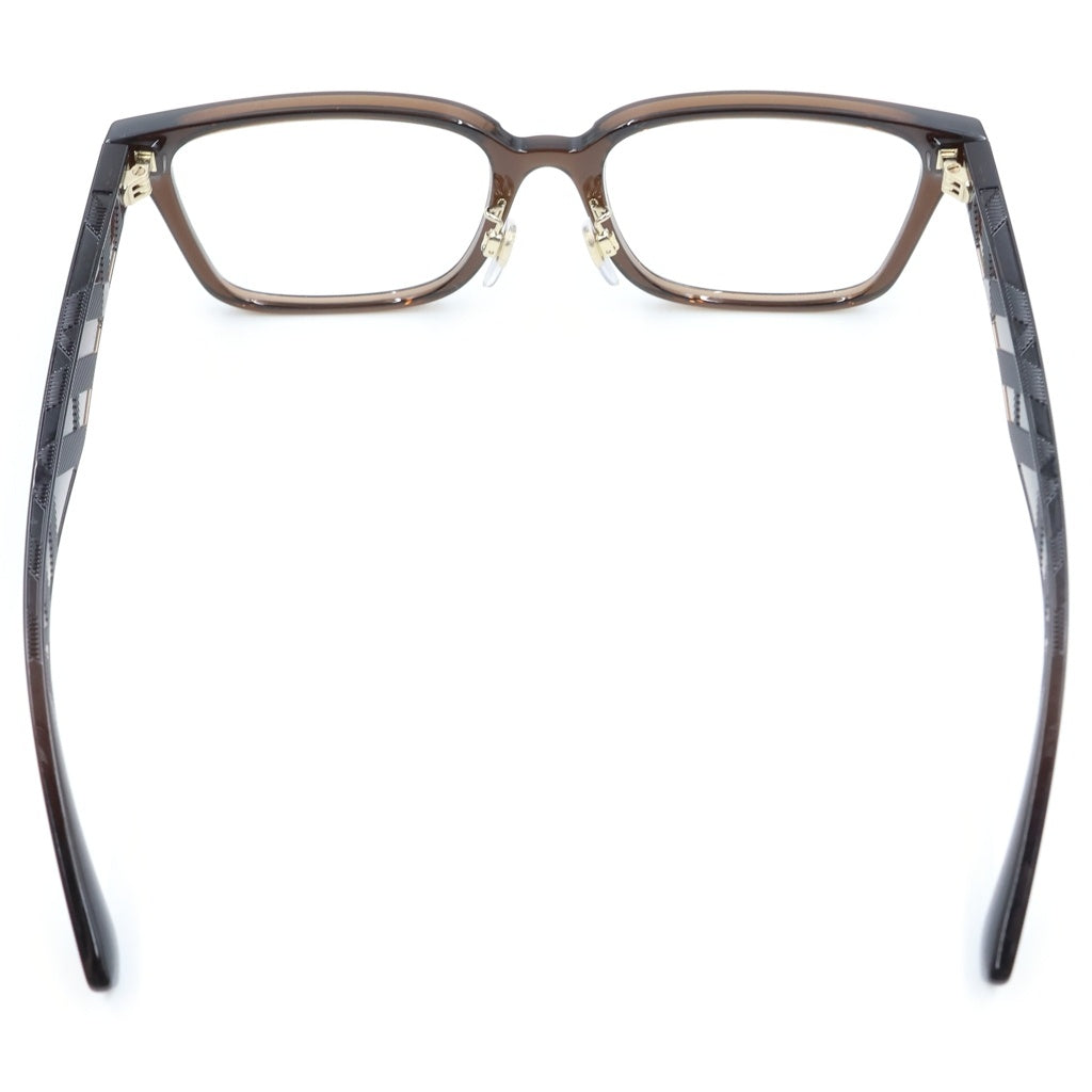 BURBERRY(バーバリー) テンプルロゴ クリアレンズ サングラス アイウェア ブラウン B2450-D