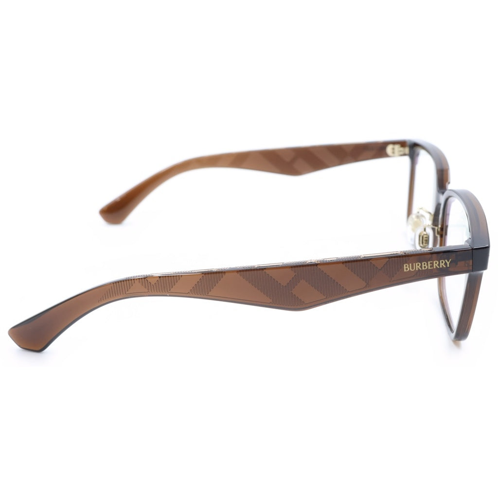 BURBERRY(バーバリー) テンプルロゴ クリアレンズ サングラス アイウェア ブラウン B2450-D
