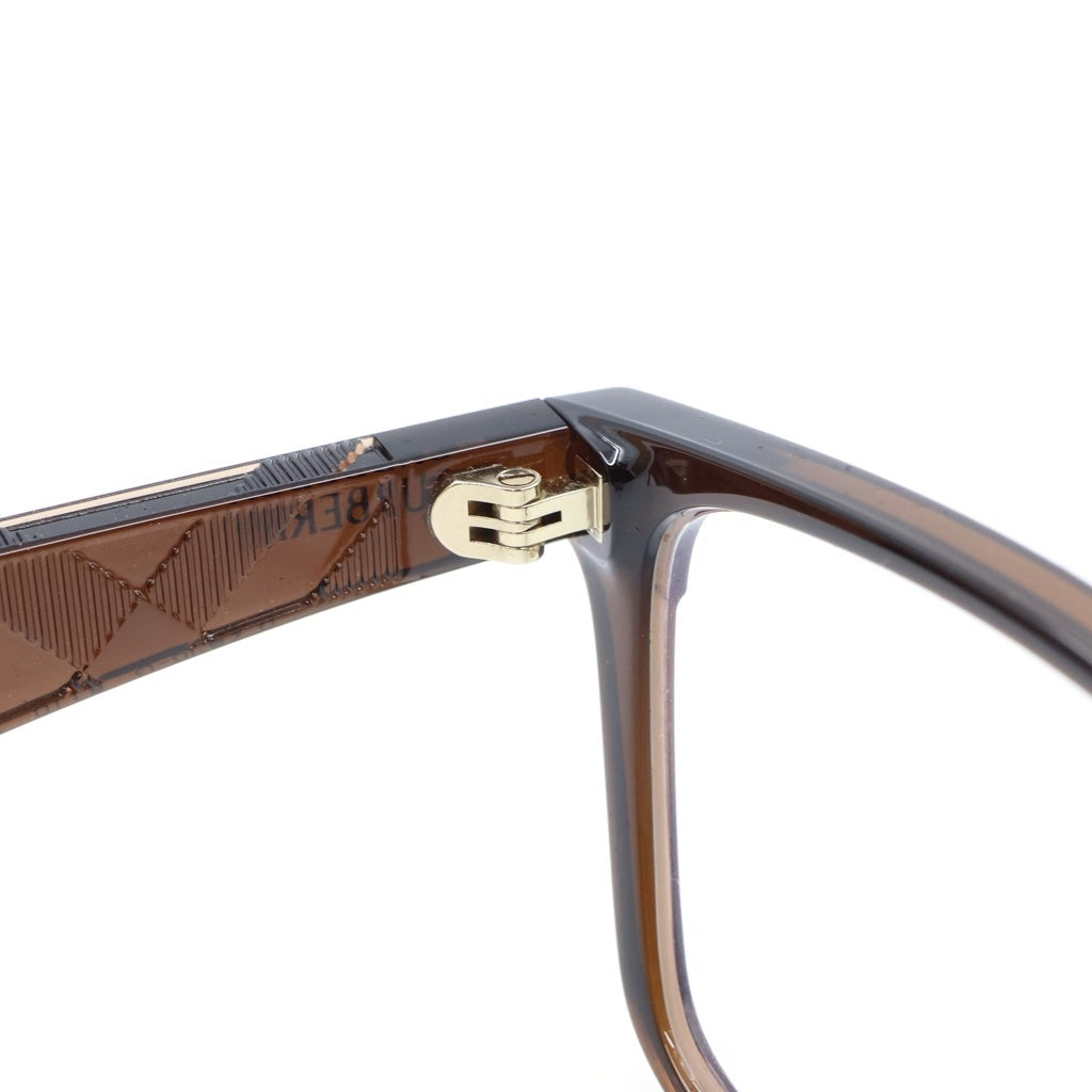 BURBERRY(バーバリー) テンプルロゴ クリアレンズ サングラス アイウェア ブラウン B2450-D