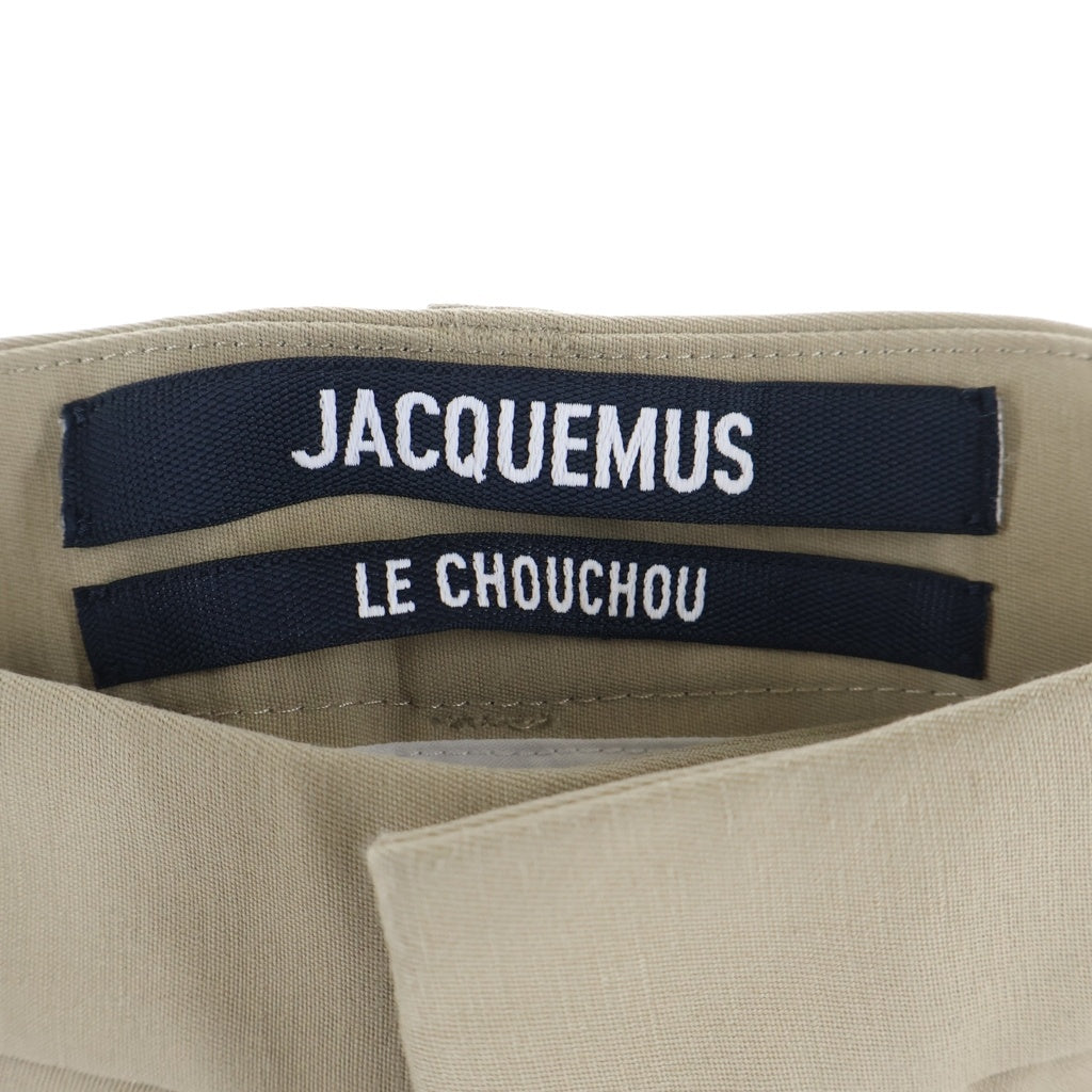 JACQUEMUS(ジャックムス) Le Pantalon Piccinni ソフトテーラードパンツ ルーズフィット ベージュ 236PA054-1504-150