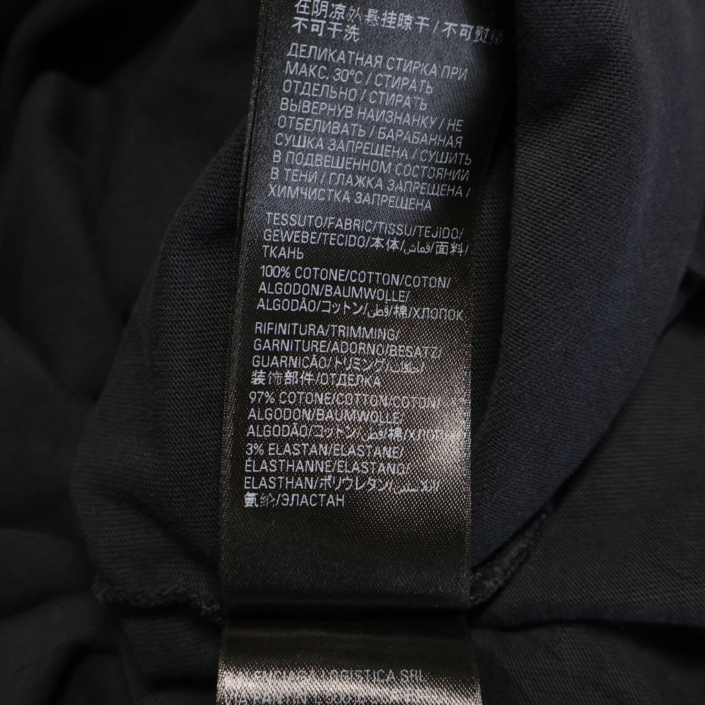 BALENCIAGA(バレンシアガ) 24AW Metal Heads T-Shirt ダメージ加工 半袖Tシャツ ブラック 787349 TRVY7