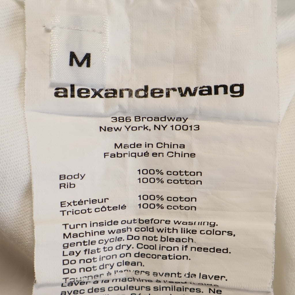ALEXANDER WANG(アレキサンダーワン) Snow T-Shirt 半袖Tシャツ ホワイト