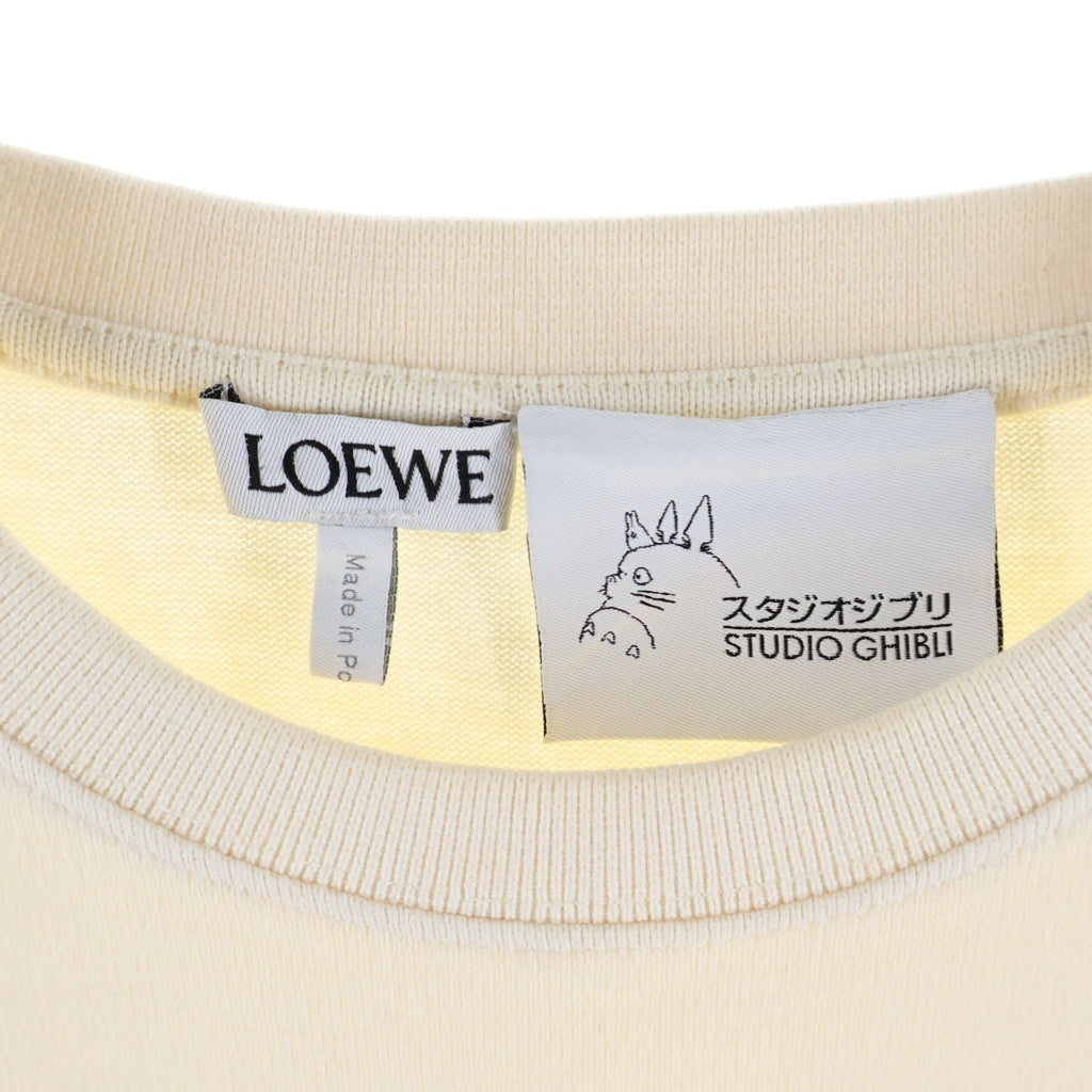 LOEWE(ロエベ) ×千と千尋の神隠し ススワタリ アナグラム刺繍 半袖Tシャツ アイボリー S928Y22X02