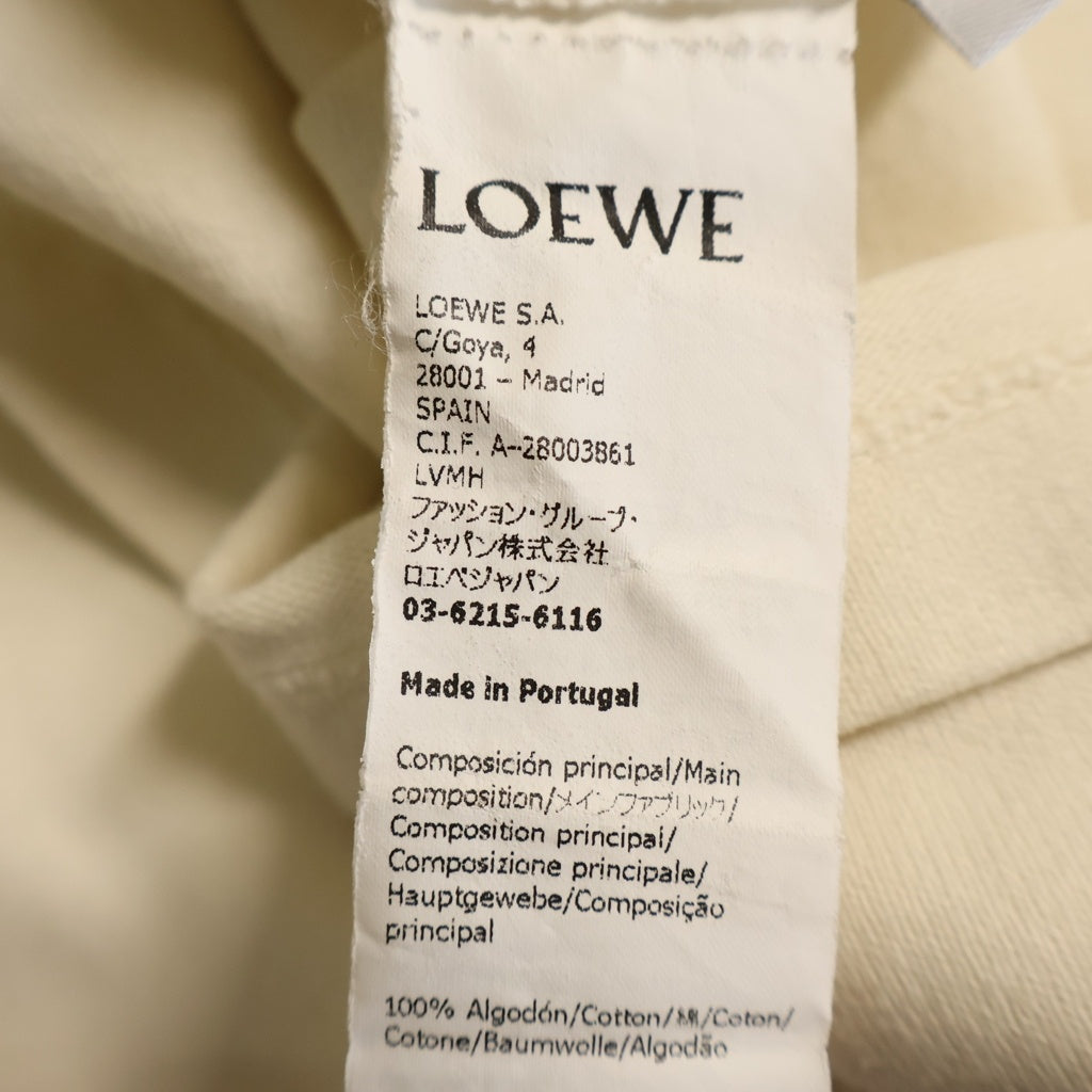 LOEWE(ロエベ) ×千と千尋の神隠し ススワタリ アナグラム刺繍 半袖Tシャツ アイボリー S928Y22X02