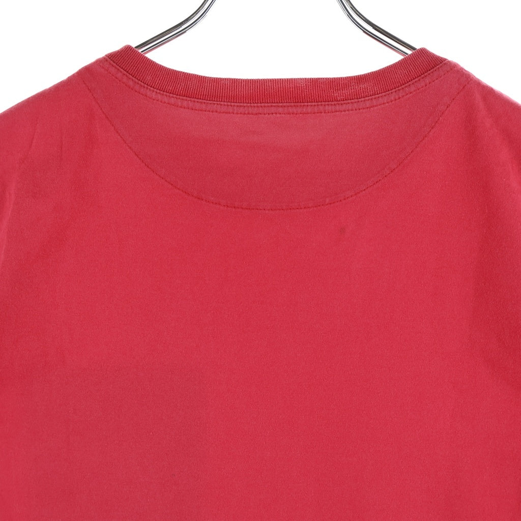 HERMES(エルメス) T-Shirt クロシェット ロゴ刺繍 半袖Tシャツ ワンピース ドレス レッド レディース
