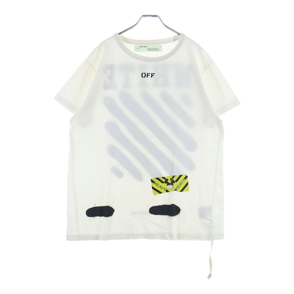 OFF-WHITE(オフホワイト) 17SS Spray T-Shirt スプレーロゴ 半袖Tシャツ ホワイト