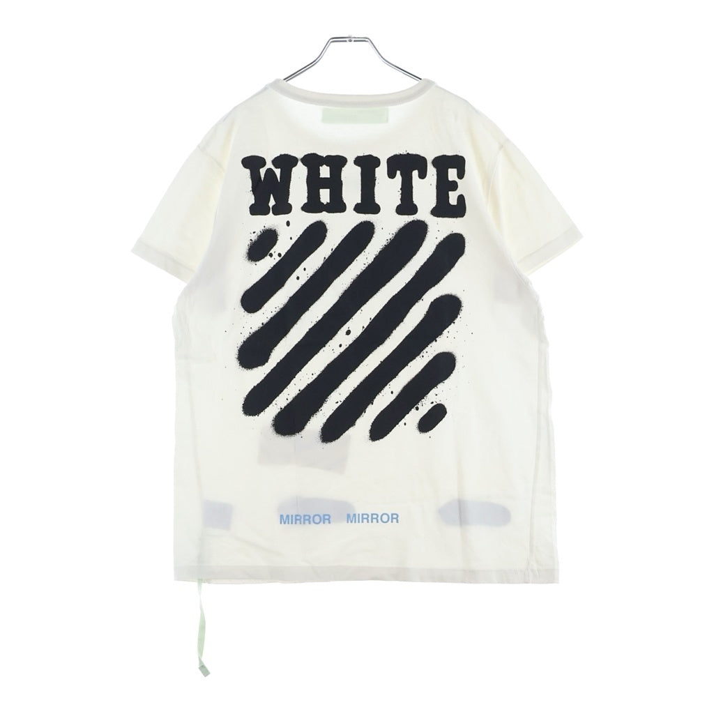 OFF-WHITE(オフホワイト) 17SS Spray T-Shirt スプレーロゴ 半袖Tシャツ ホワイト