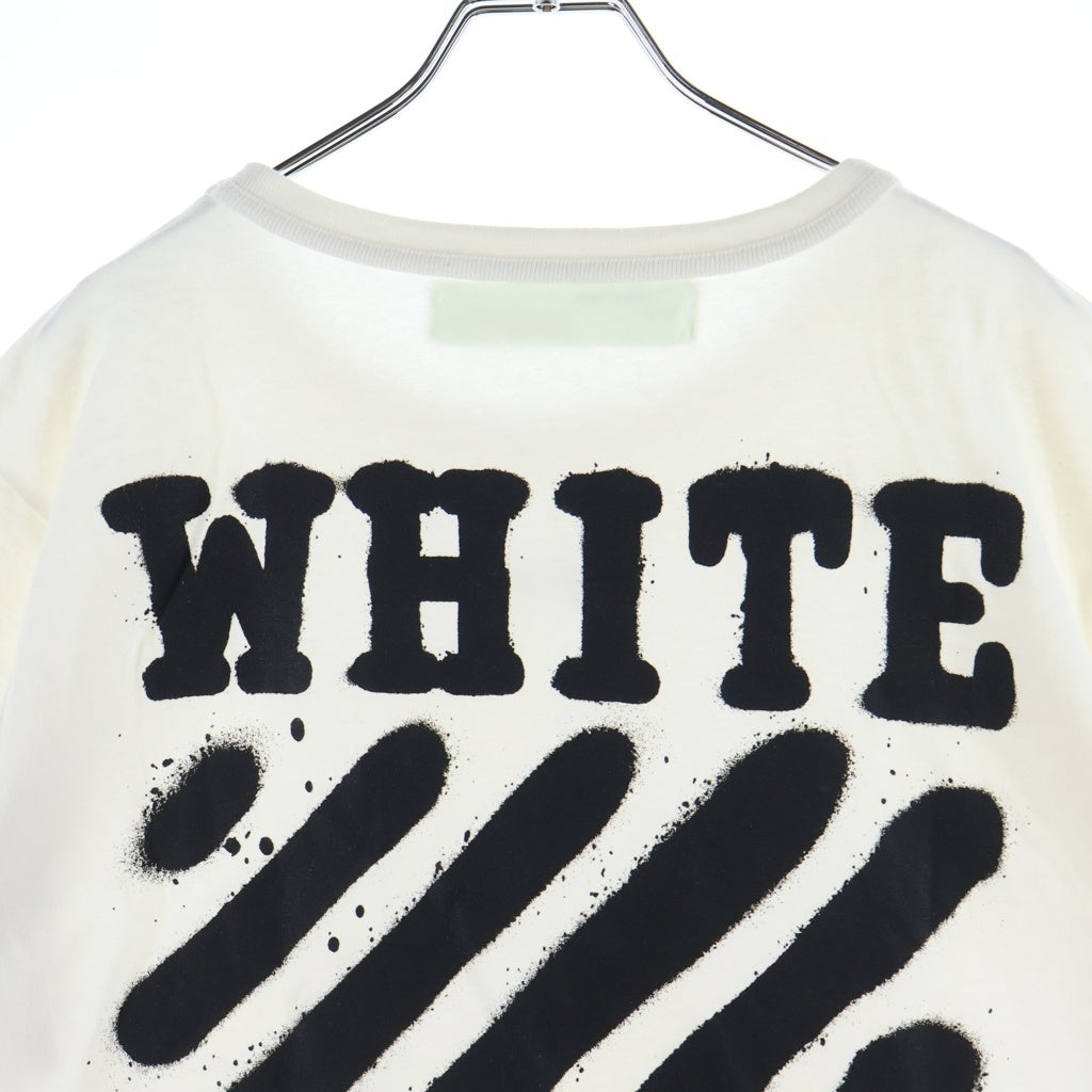 OFF-WHITE(オフホワイト) 17SS Spray T-Shirt スプレーロゴ 半袖Tシャツ ホワイト