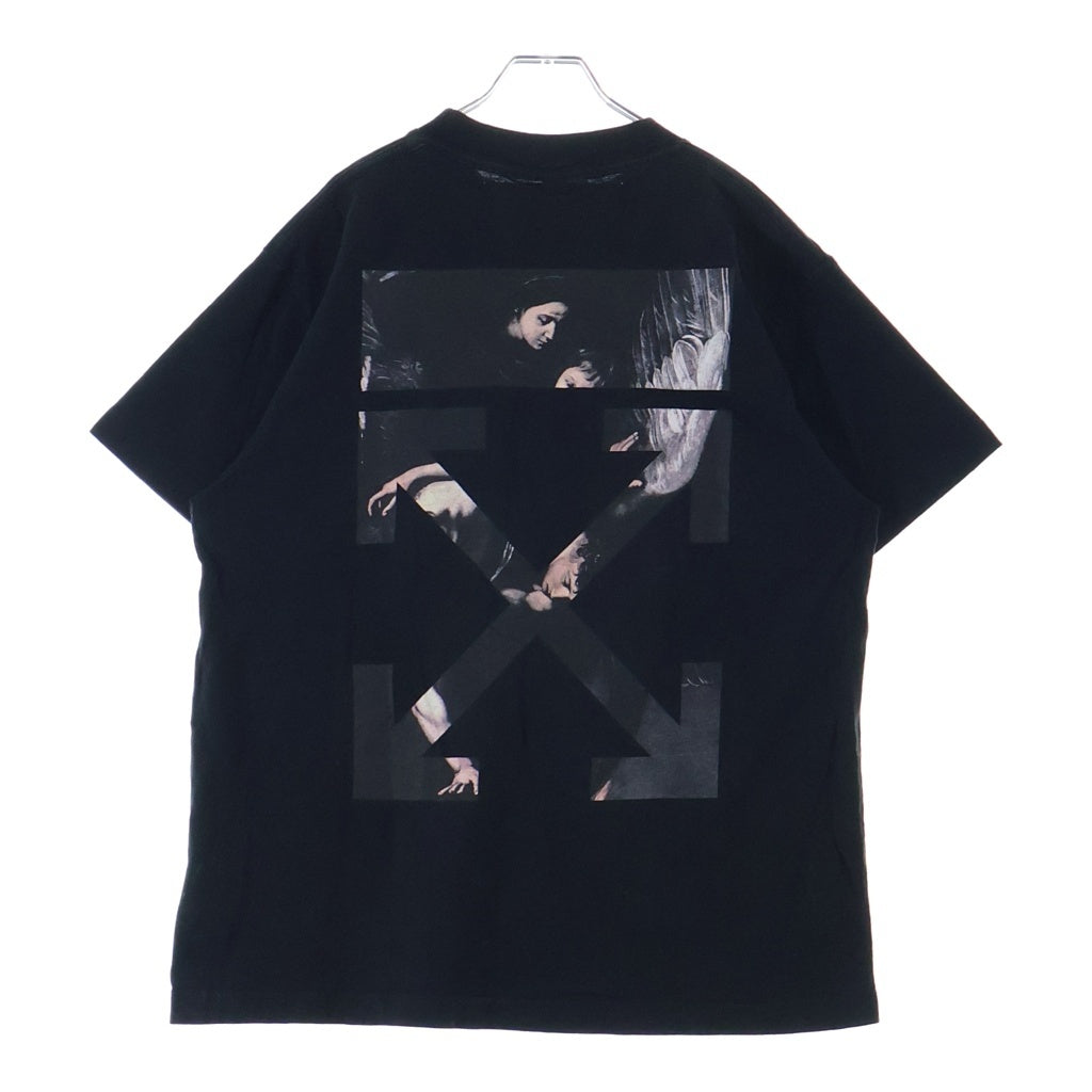 OFF-WHITE(オフホワイト) 20SS Caravaggio T-Shirt カラヴァッジョ 半袖Tシャツ ブラック OMAA038S20185004