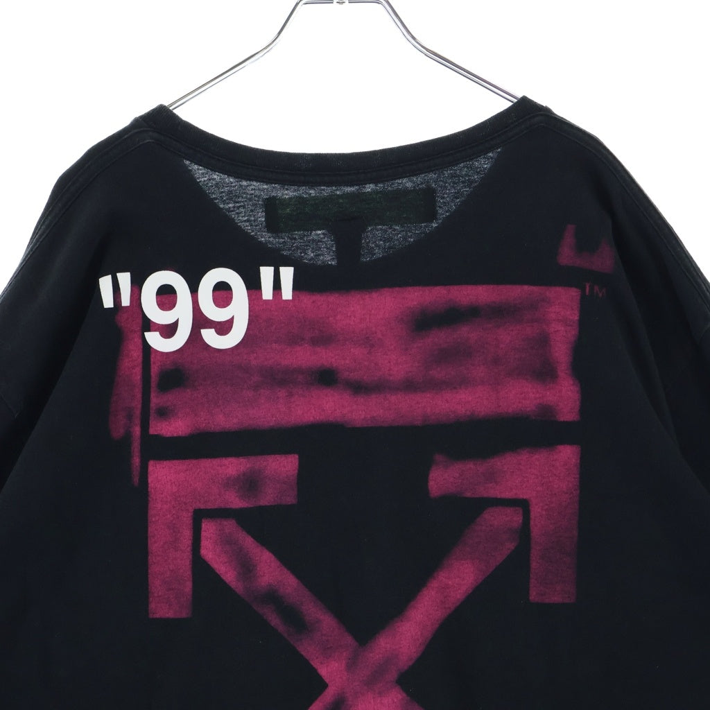 OFF-WHITE(オフホワイト) 19SS Stencil T-Shirt オーバーサイズ半袖Tシャツ ブラック OMAA038R19185015