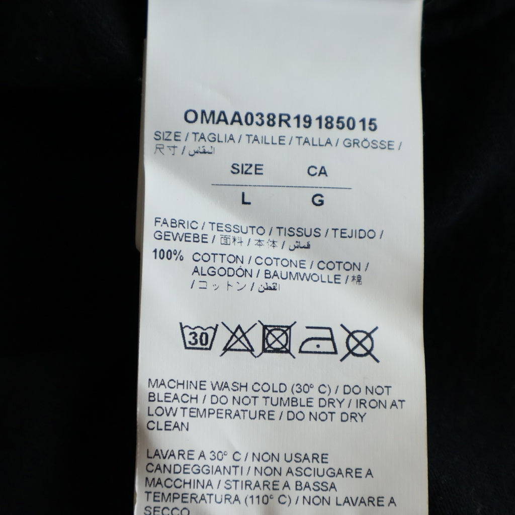 OFF-WHITE(オフホワイト) 19SS Stencil T-Shirt オーバーサイズ半袖Tシャツ ブラック OMAA038R19185015