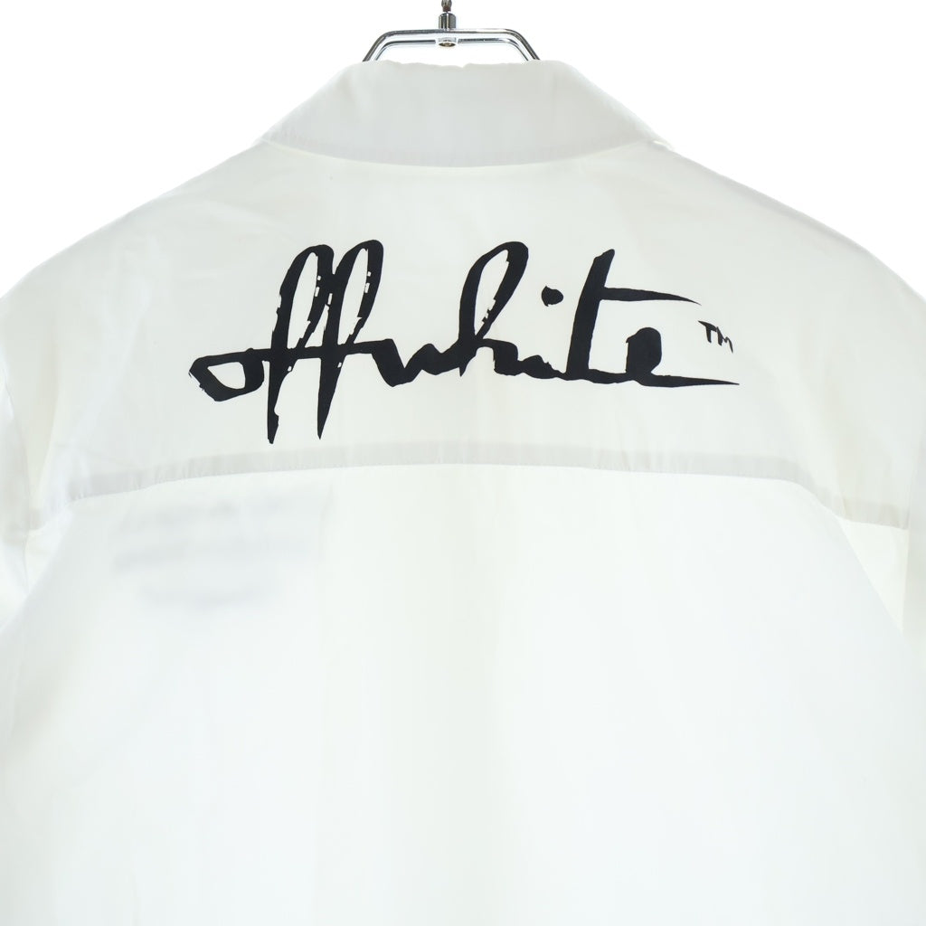 OFF-WHITE(オフホワイト) 20AW Shirt Dress 長袖シャツ ドレス ホワイト レディース OWDB216E20FAB003