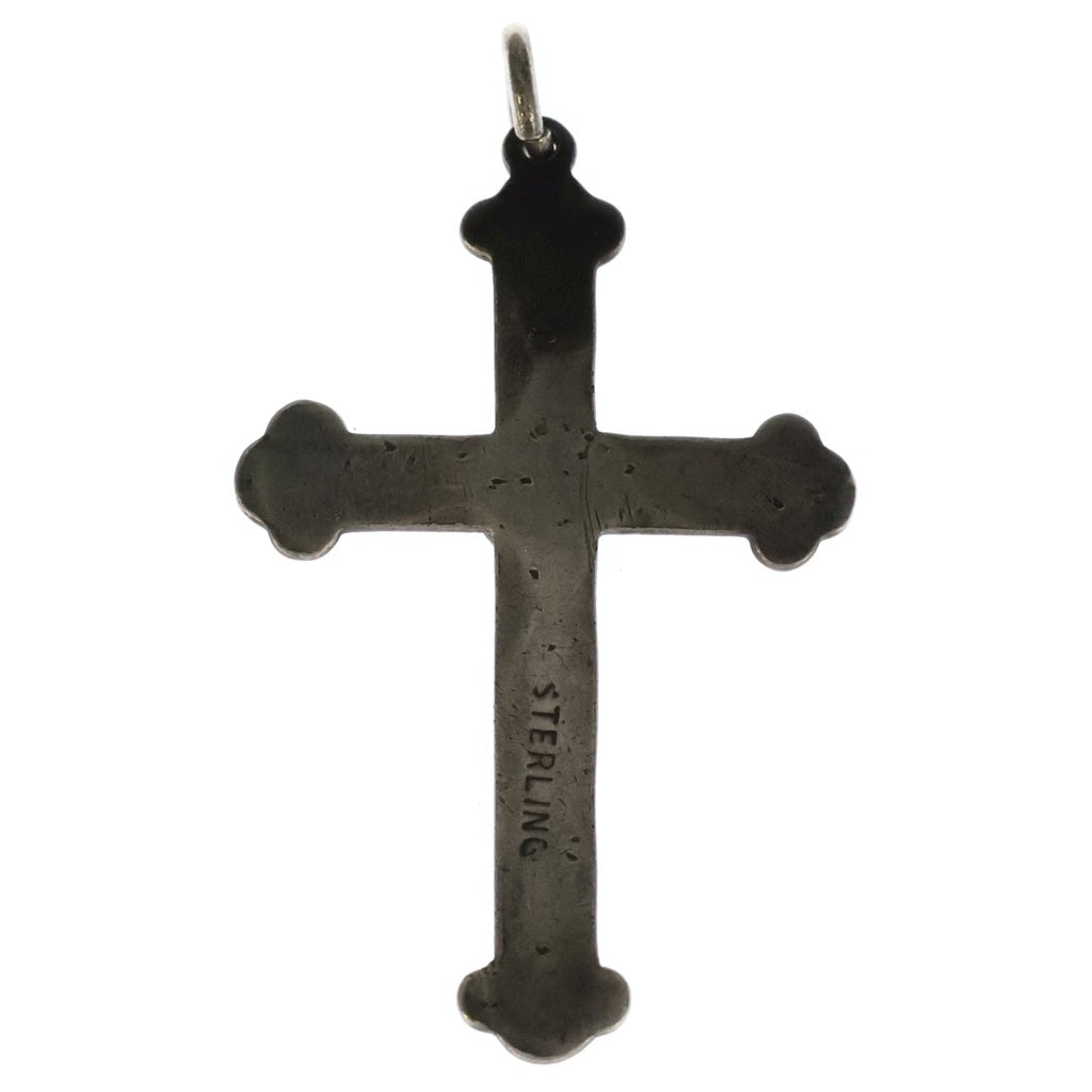 VINTAGE(ヴィンテージ) Turquoise Cross Top ターコイズ クロス ペンダントトップ シルバー