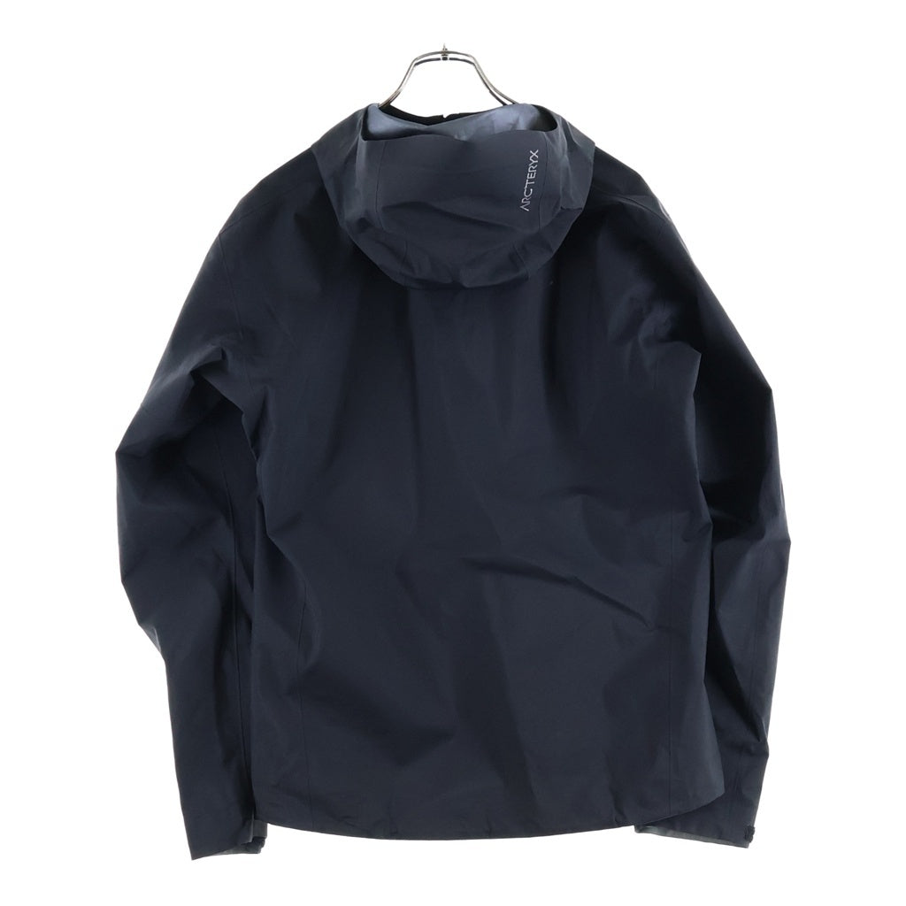 ARC'TERYX(アークテリクス) BETA JACKET ベータ ロゴ刺繍 ナイロンジャケット マウンテンパーカー フーディー ブラック X000010513