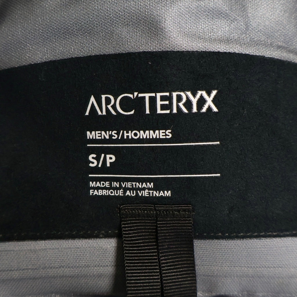 ARC'TERYX(アークテリクス) BETA JACKET ベータ ロゴ刺繍 ナイロンジャケット マウンテンパーカー フーディー ブラック X000010513