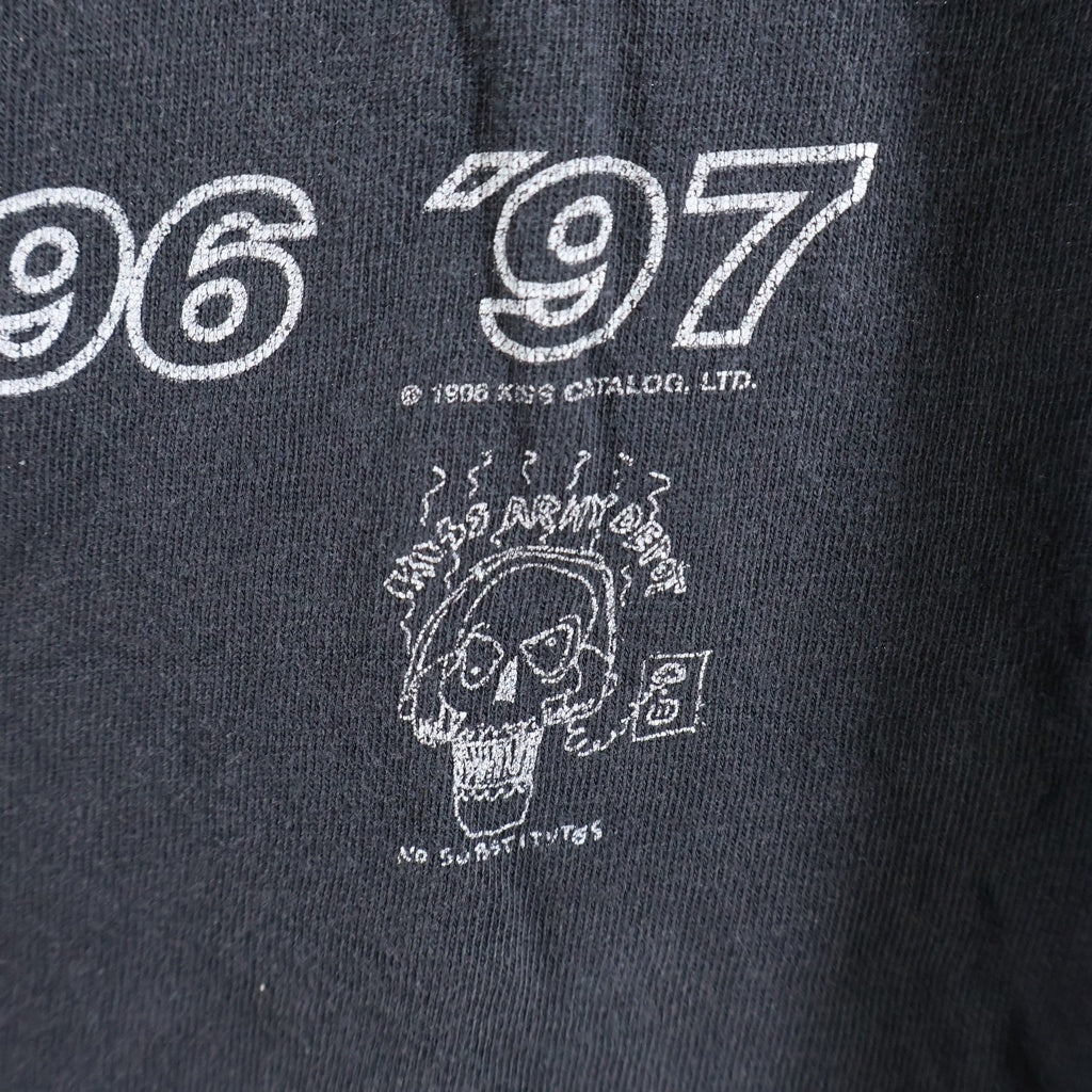 VINTAGE(ヴィンテージ) 90S KISS ALIVE/WORLDWIDE TOUR S/S TEE キッス ワールドワイドツアー プリント半袖Tシャツ カットソー ブラック
