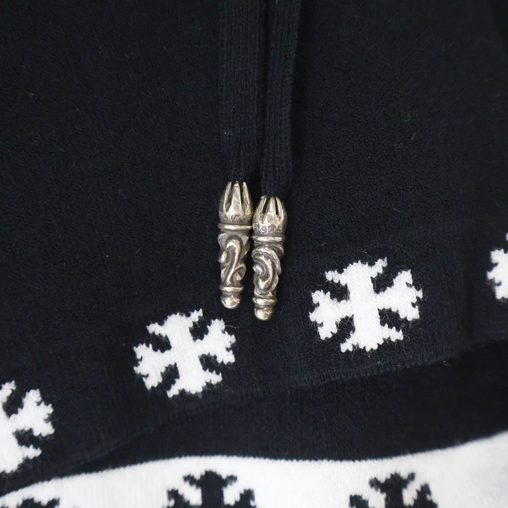 CHROME HEARTS(クロムハーツ) BOY SHORT DRAWSTRING CHプラス スクロールボロチップ バイカーショーツ ハーフパンツ ブラック レディース