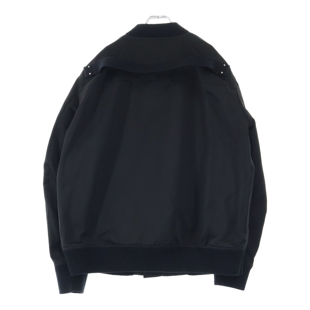 Rick Owens(リックオウエンス) CLASSIC FLIGHT JACKET クラシック フライト ジップアップ ボンバー ジャケット ブラック RU01F2778-THD