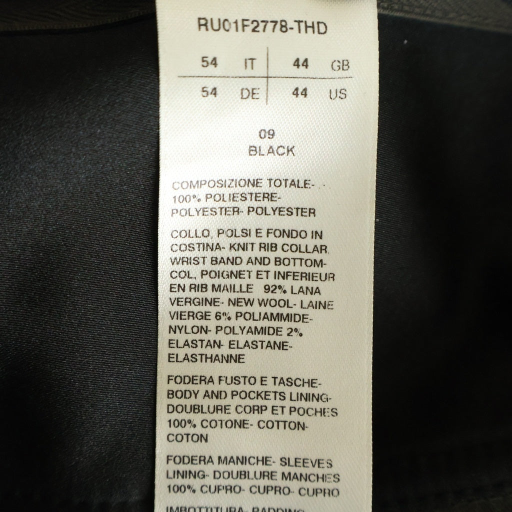 Rick Owens(リックオウエンス) CLASSIC FLIGHT JACKET クラシック フライト ジップアップ ボンバー ジャケット ブラック RU01F2778-THD