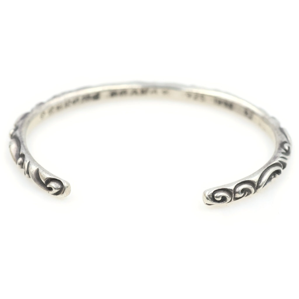 CHROME HEARTS(クロムハーツ) BANGLE SCROLL スクロールバンドバングル ブレスレット シルバー BCA127 レディース