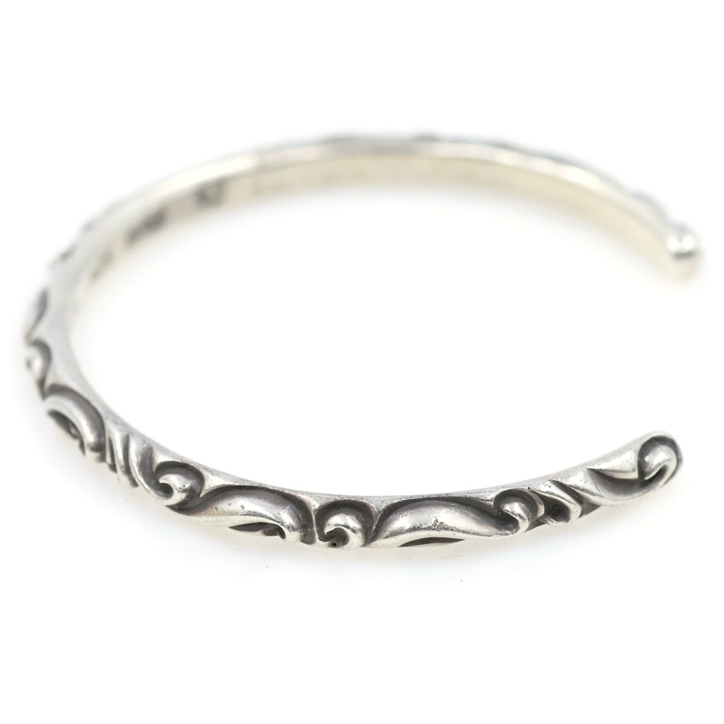 CHROME HEARTS(クロムハーツ) BANGLE SCROLL スクロールバンドバングル ブレスレット シルバー BCA127 レディース
