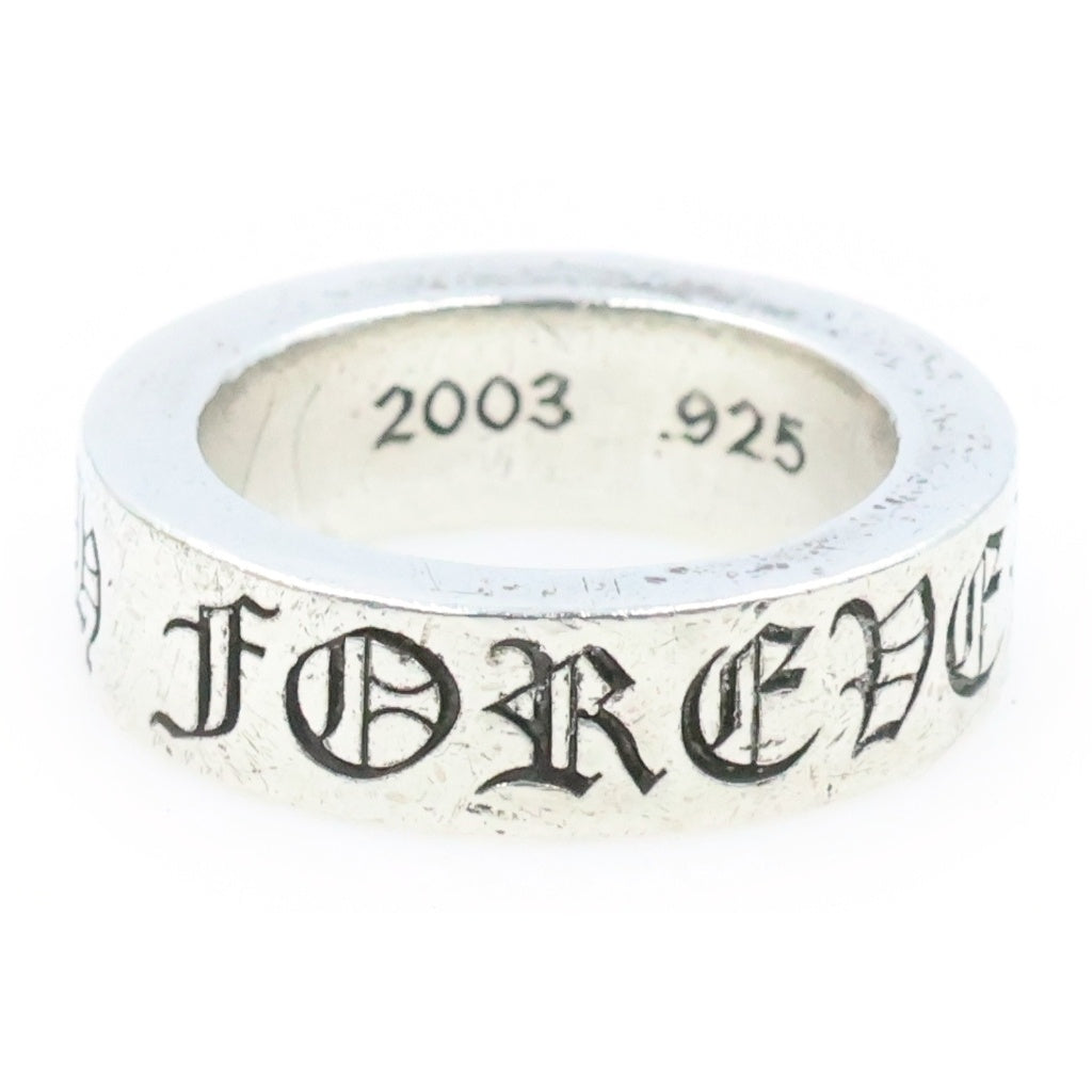CHROME HEARTS(クロムハーツ) 6mm SPACER FOREVER 6mmスペーサーリング フォーエバーシルバーBCA337 レディース