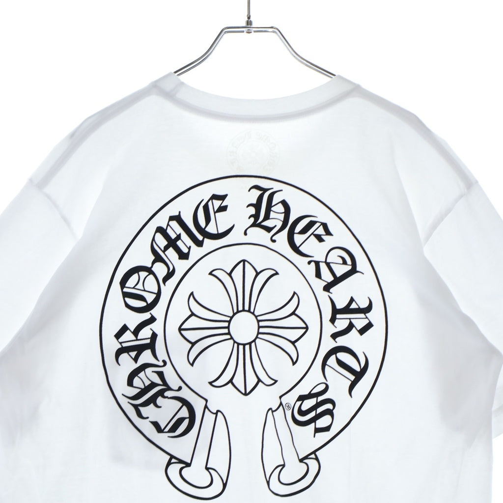 CHROME HEARTS(クロムハーツ) CH T-SHIRT ホースシュープリント 半袖Tシャツ ホワイト