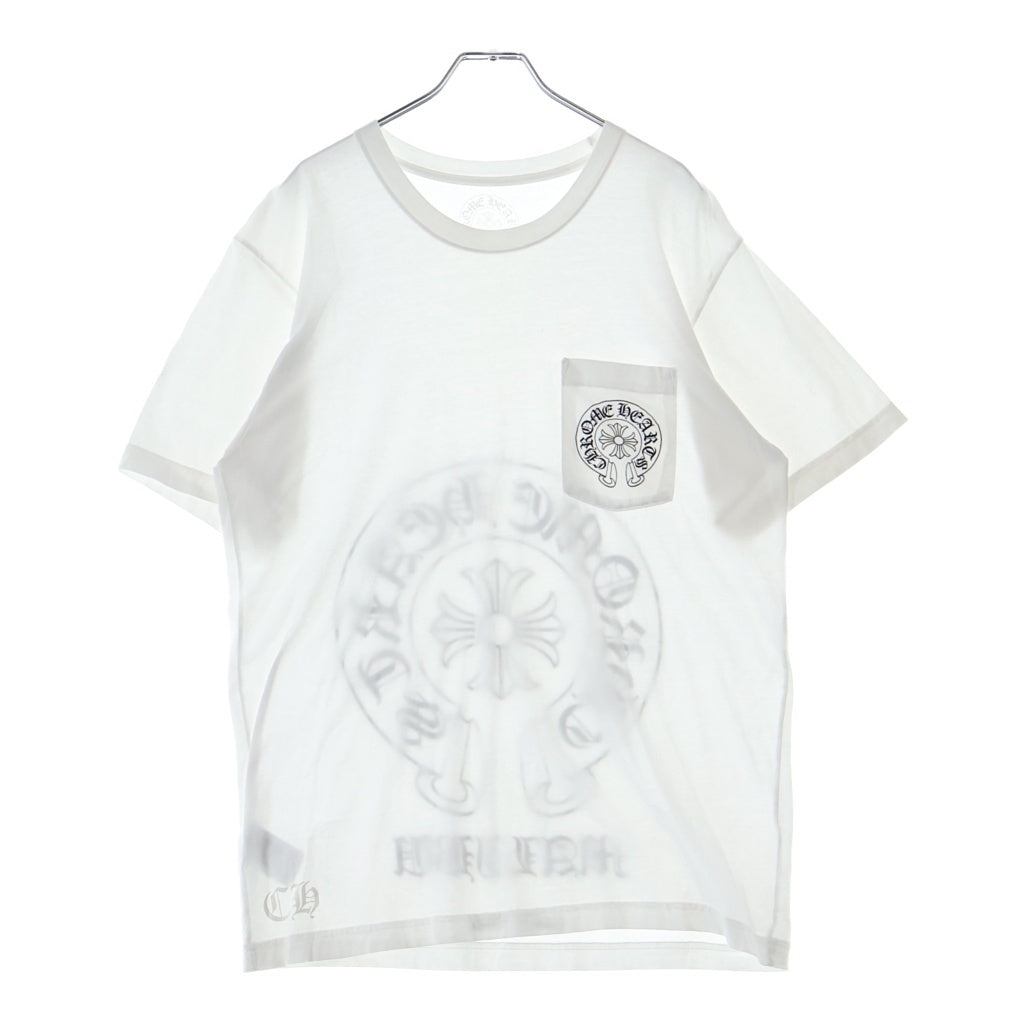 CHROME HEARTS(クロムハーツ) CH T-SHIRT LTD MALIBU マリブ限定 ホースシュープリント 半袖Tシャツ ホワイト