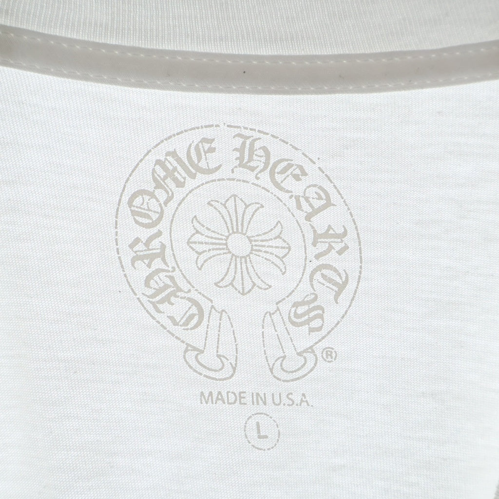 CHROME HEARTS(クロムハーツ) CH T-SHIRT LTD MALIBU マリブ限定 ホースシュープリント 半袖Tシャツ ホワイト