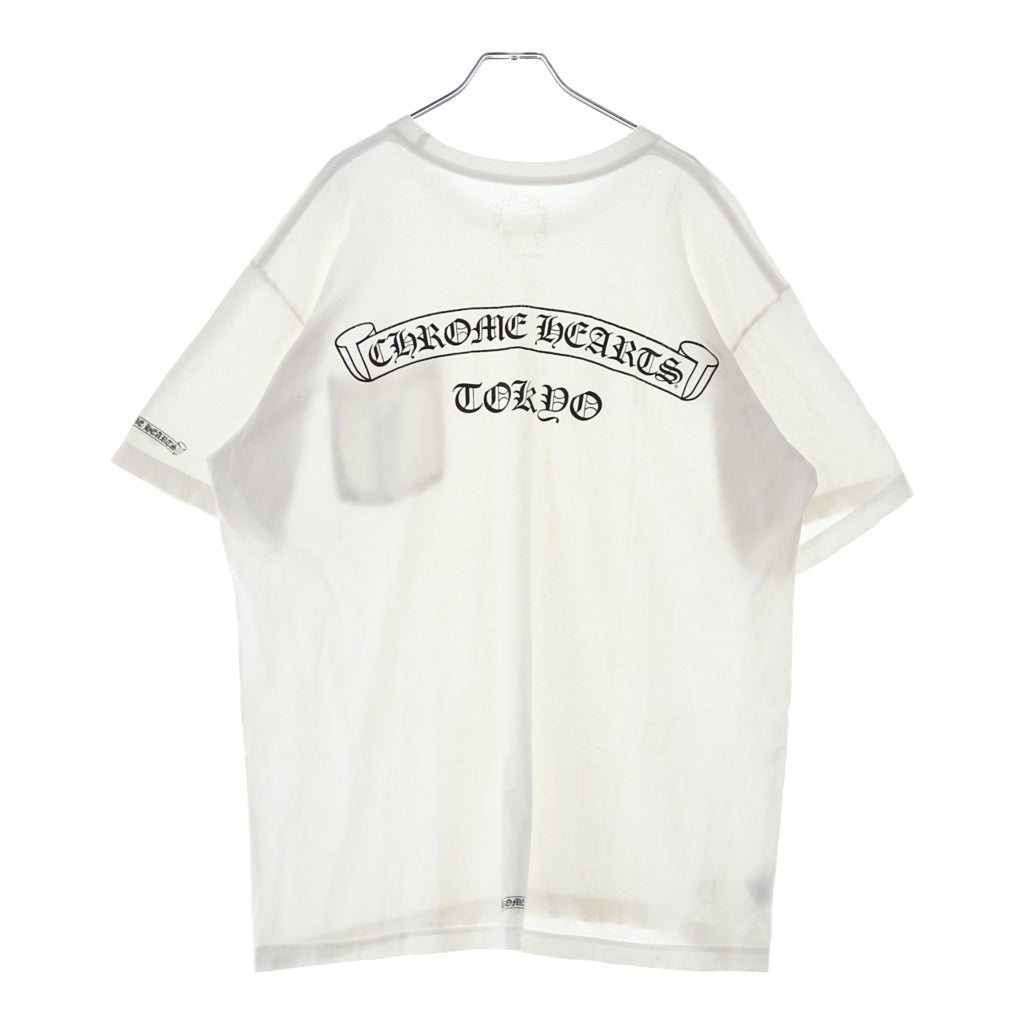 CHROME HEARTS(クロムハーツ) CH T-SHIRT LTD TOKYO 東京限定 スクロールプリント 半袖Tシャツ ホワイト