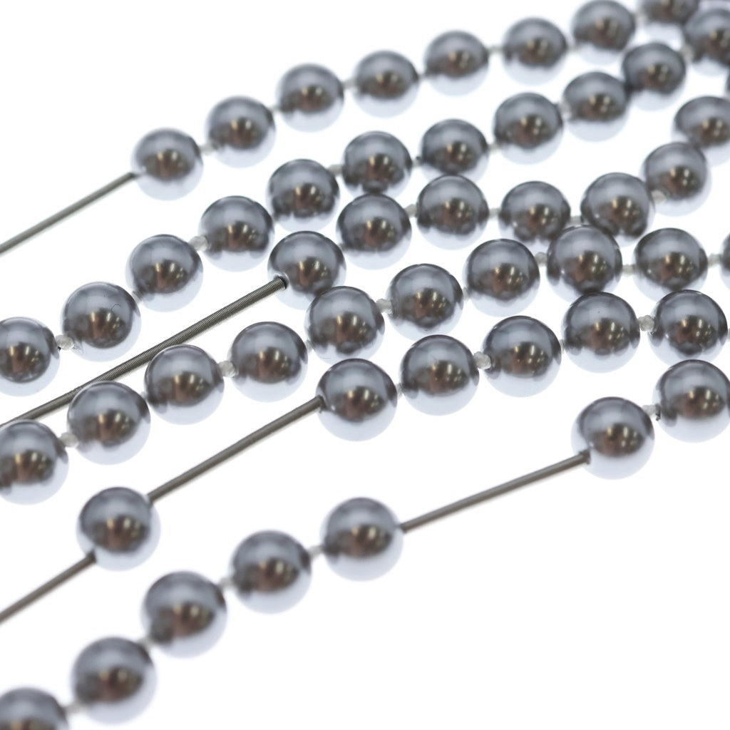 Vivienne Westwood(ヴィヴィアンウエストウッド) BROKEN PEARL LONG NECKLACE ブロークン パール ネックレス パープル レディース
