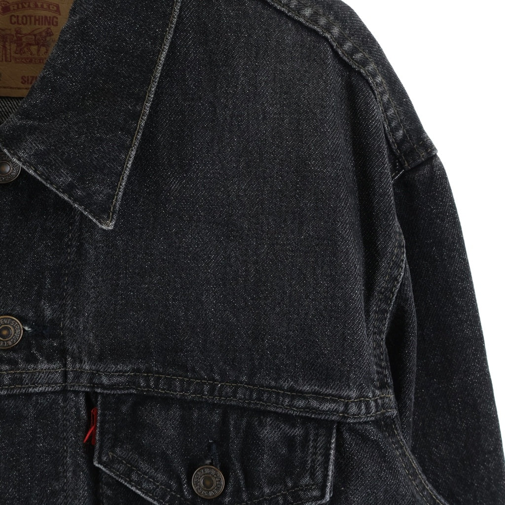 Levi's(リーバイス) 80s VINTAGE 70503-02 89年製 ヴィンテージ デニムトラッカージャケット 先染め ブラック