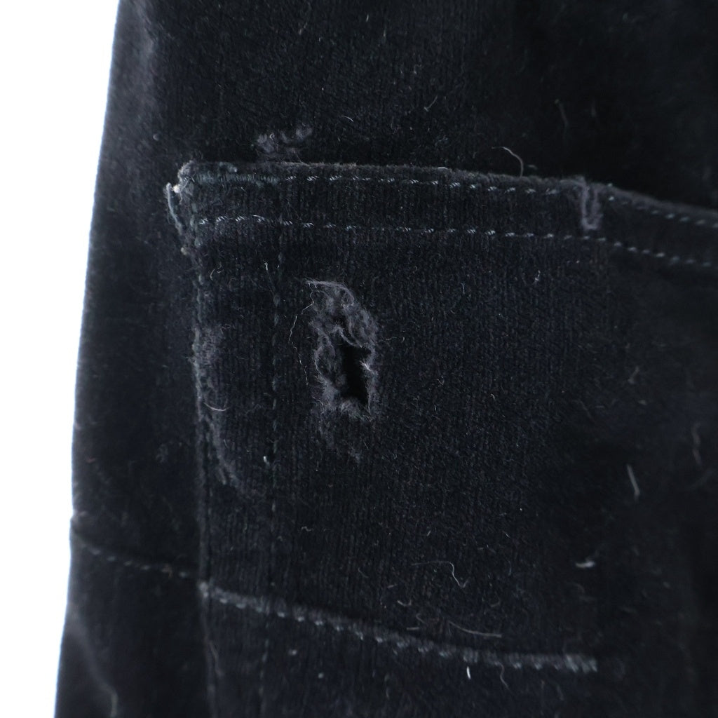 Dior HOMME(ディオールオム) 05AW Archive エディ期 グラム期 ベロア フレア パンツ ブラック