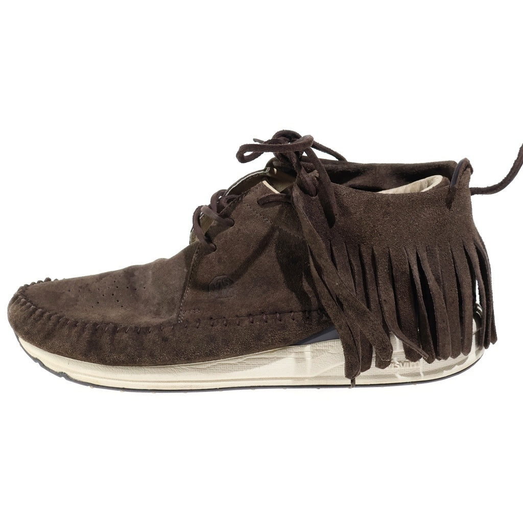 VISVIM(ヴィスヴィム) FMT SUEDO FRINGE SHOES スエード フリンジ シューズ ブラウン V00000610-02