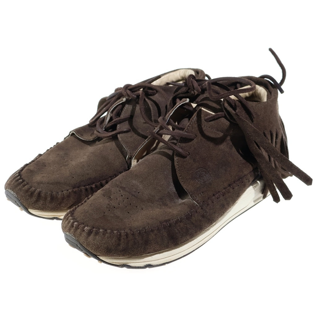 VISVIM(ヴィスヴィム) FMT SUEDO FRINGE SHOES スエード フリンジ シューズ ブラウン V00000610-02