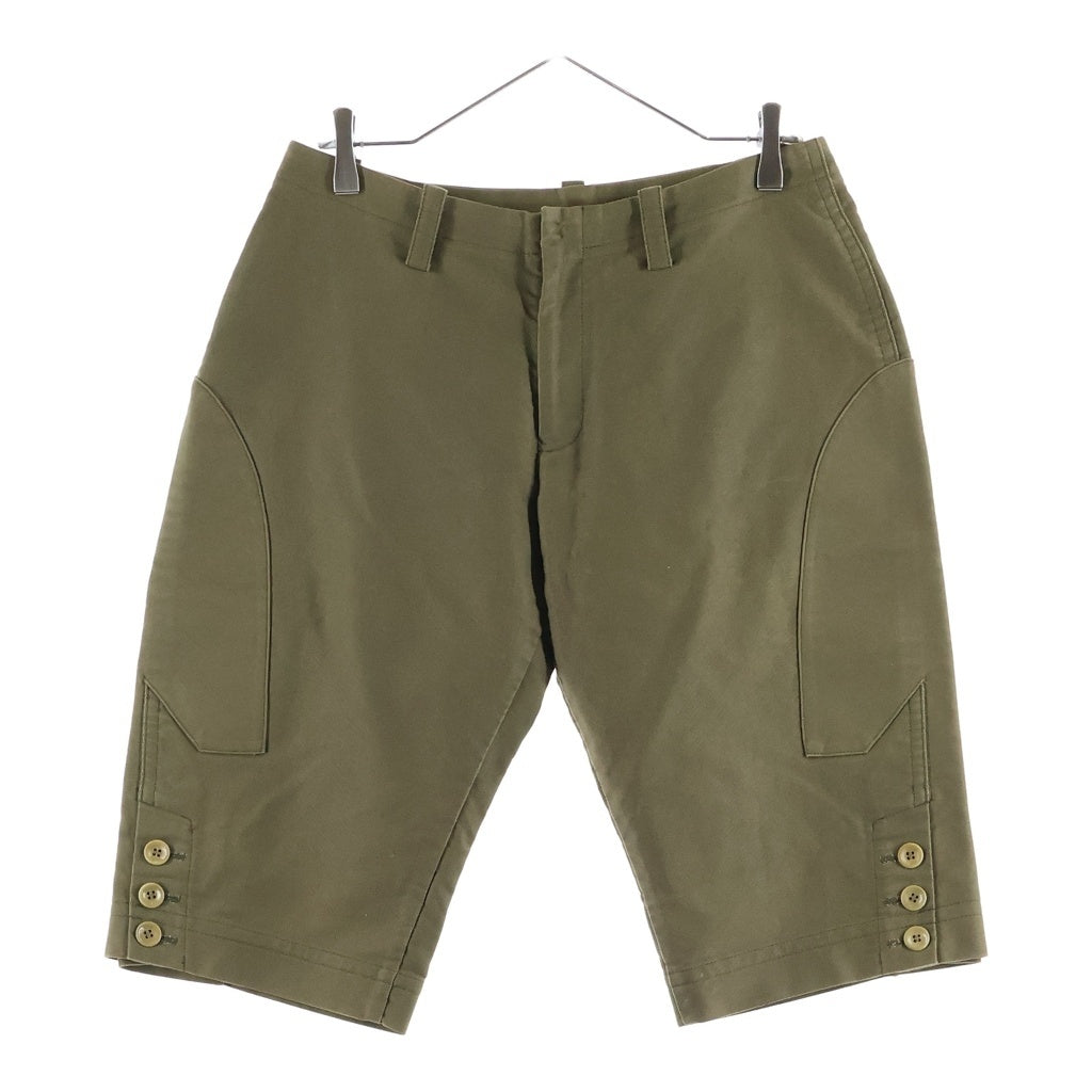 Y's(ワイズ) 24SS Short Pants Cotton 切り替え ショートパンツ コットン カーキ YS-P31-059