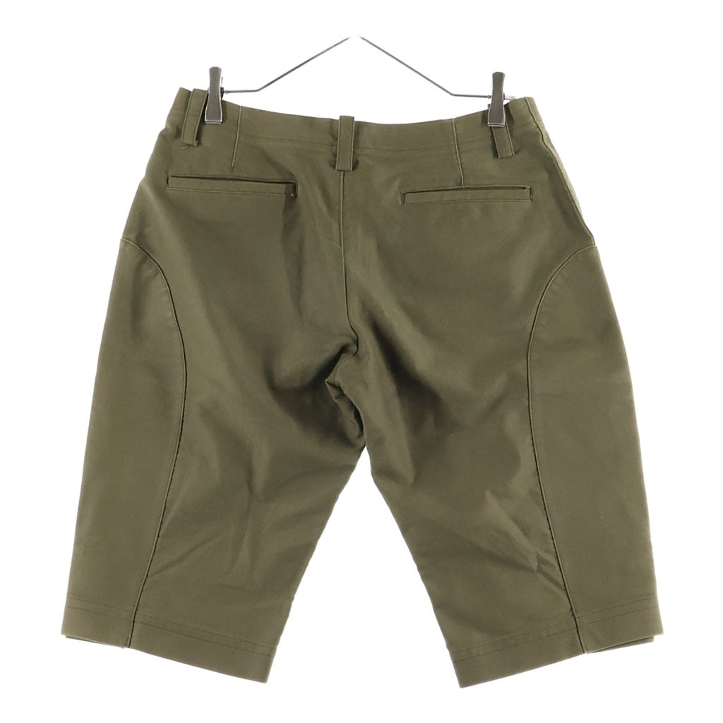 Y's(ワイズ) 24SS Short Pants Cotton 切り替え ショートパンツ コットン カーキ YS-P31-059