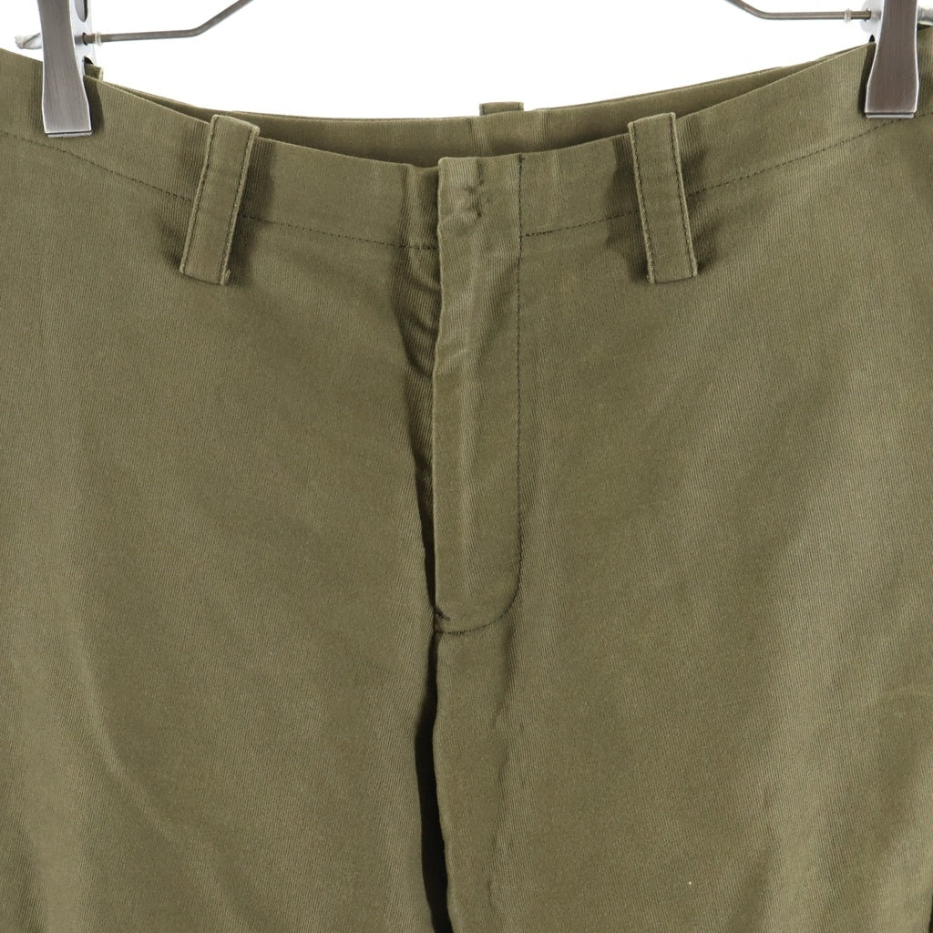 Y's(ワイズ) 24SS Short Pants Cotton 切り替え ショートパンツ コットン カーキ YS-P31-059