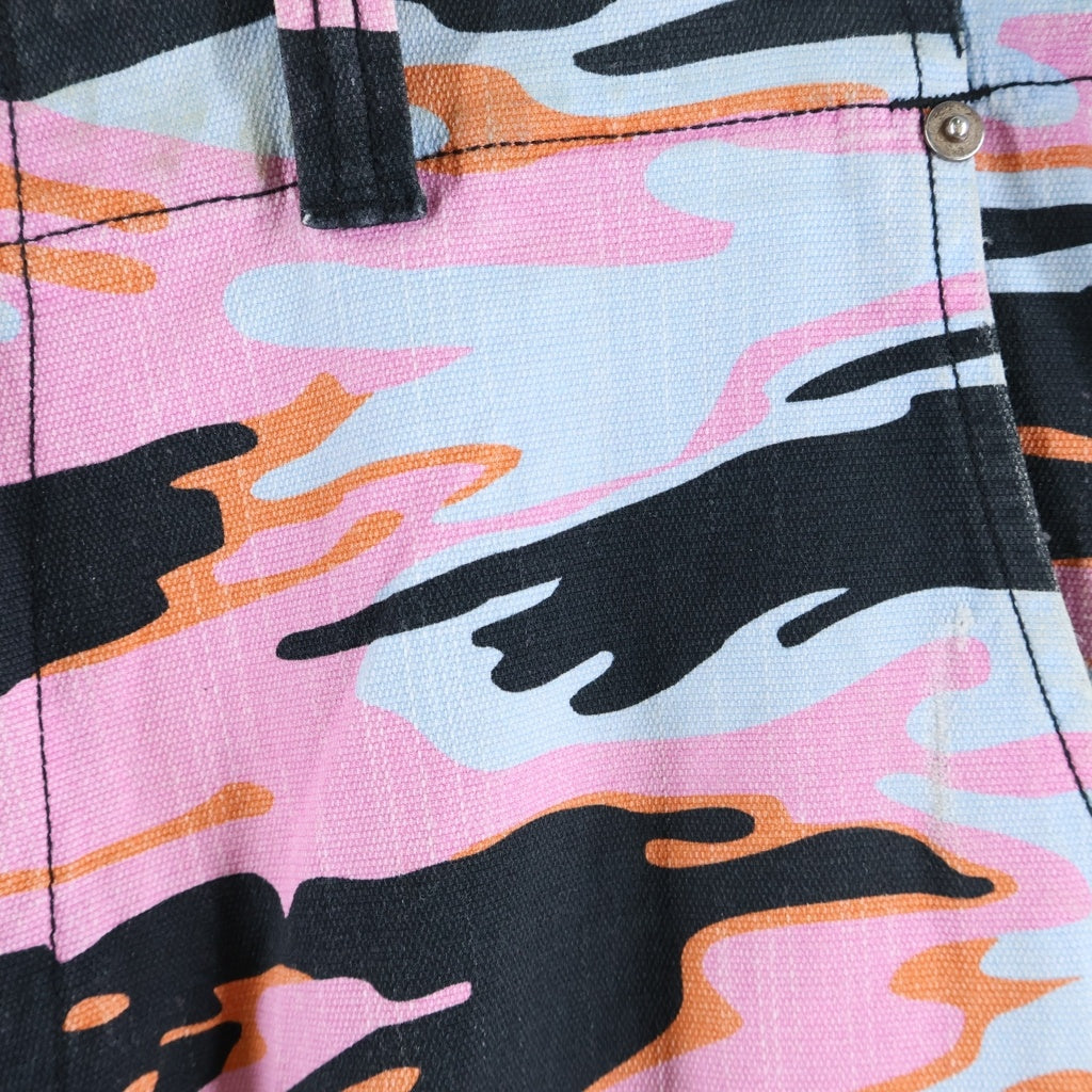 ERL(イーアールエル) Camouflage Cargo Pants カモフラージュ カーゴパンツ マルチカラー ERL06-P001-P002-P003