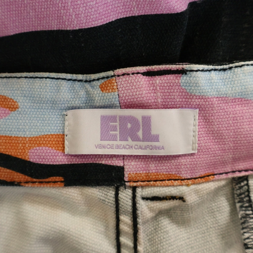 ERL(イーアールエル) Camouflage Cargo Pants カモフラージュ カーゴパンツ マルチカラー ERL06-P001-P002-P003