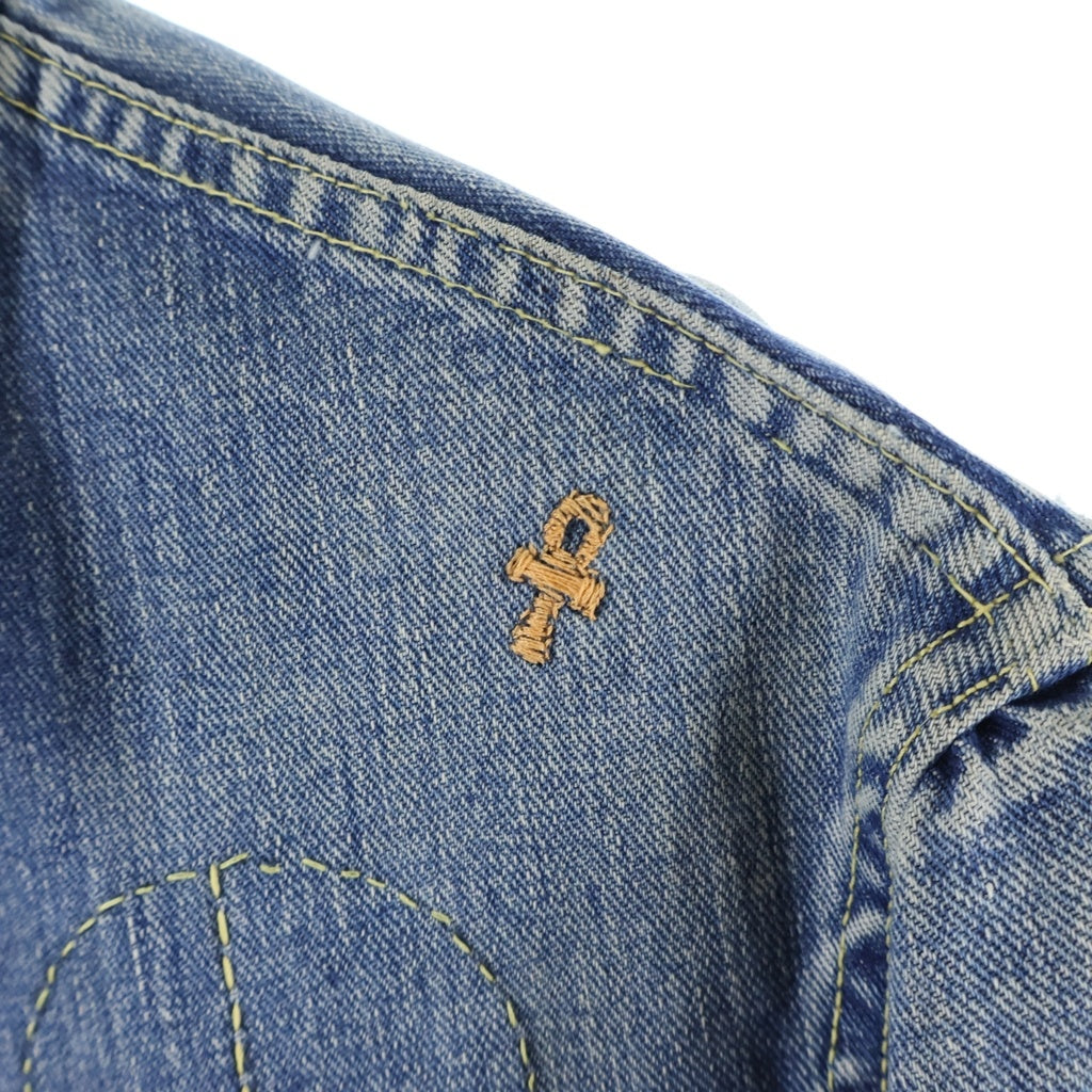 LEE(リー) 60S-70S USA製 四角黒タグ 刺繍 バックデザイン デニムジャケット インディゴ 101‐J