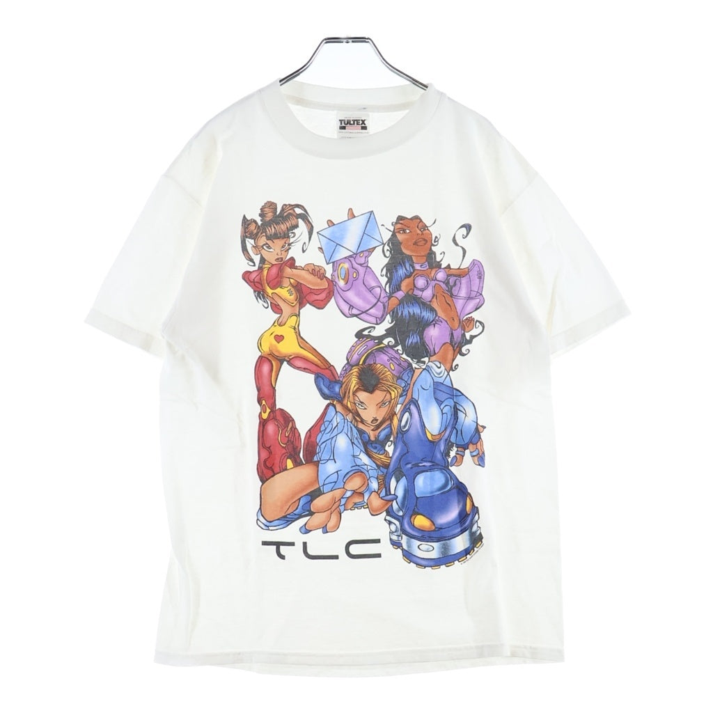 VINTAGE(ヴィンテージ) 90s TLC R&B 半袖Tシャツ カットソー ホワイト