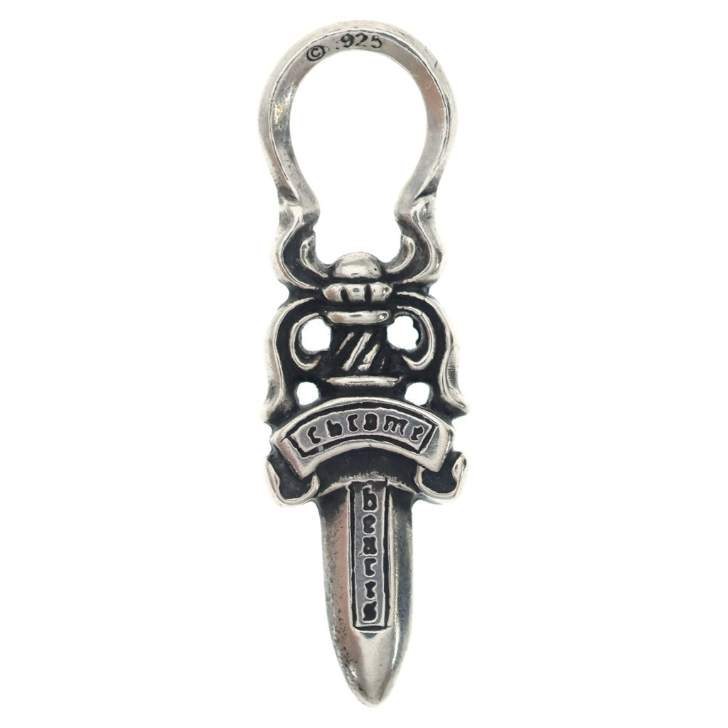 CHROME HEARTS(クロムハーツ) #5 DAGGER ZIP2 #5ダガーチャーム シルバーネックレストップ シルバー