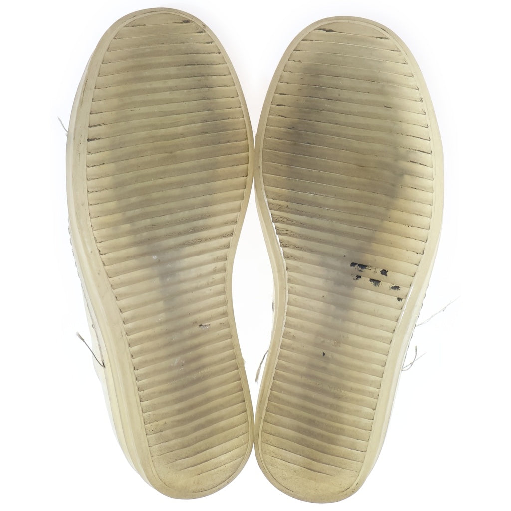 Rick Owens(リックオウエンス) 19SS BABEL RAMONES ラモーンズ ローカットスニーカー ホワイト