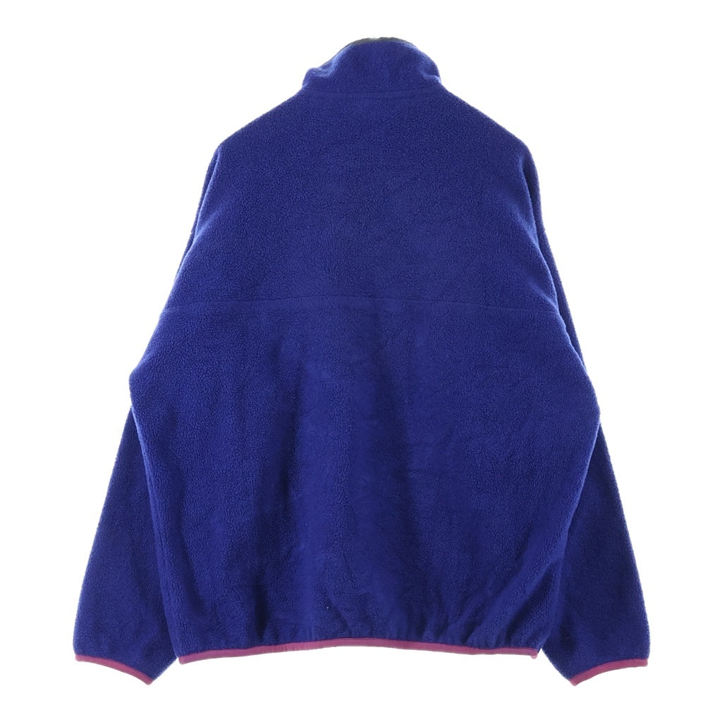 PATAGONIA(パタゴニア) 90s SYNCHILLA Snap-T 99年製 USA製 シンチラ スナップ ボタン フリース ネイビー