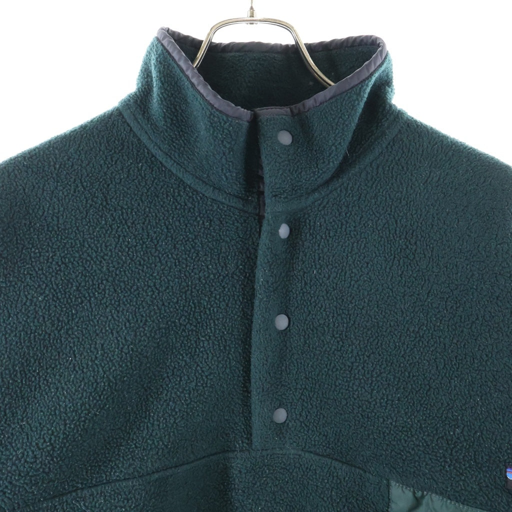 PATAGONIA(パタゴニア) 90s SYNCHILLA Snap-T 99年製 USA製 シンチラ スナップ ボタン フリース グリーン