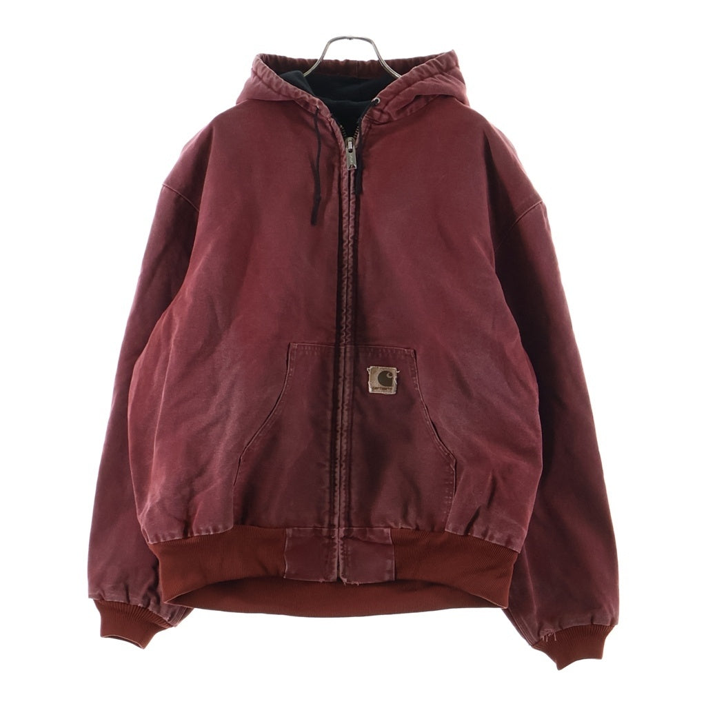 CARHARTT(カーハート) 90-00s VINTAGE Active Zip Up Jacket ヴィンテージ アクティブ ジップアップ ジャケット ダック地 クリムゾン