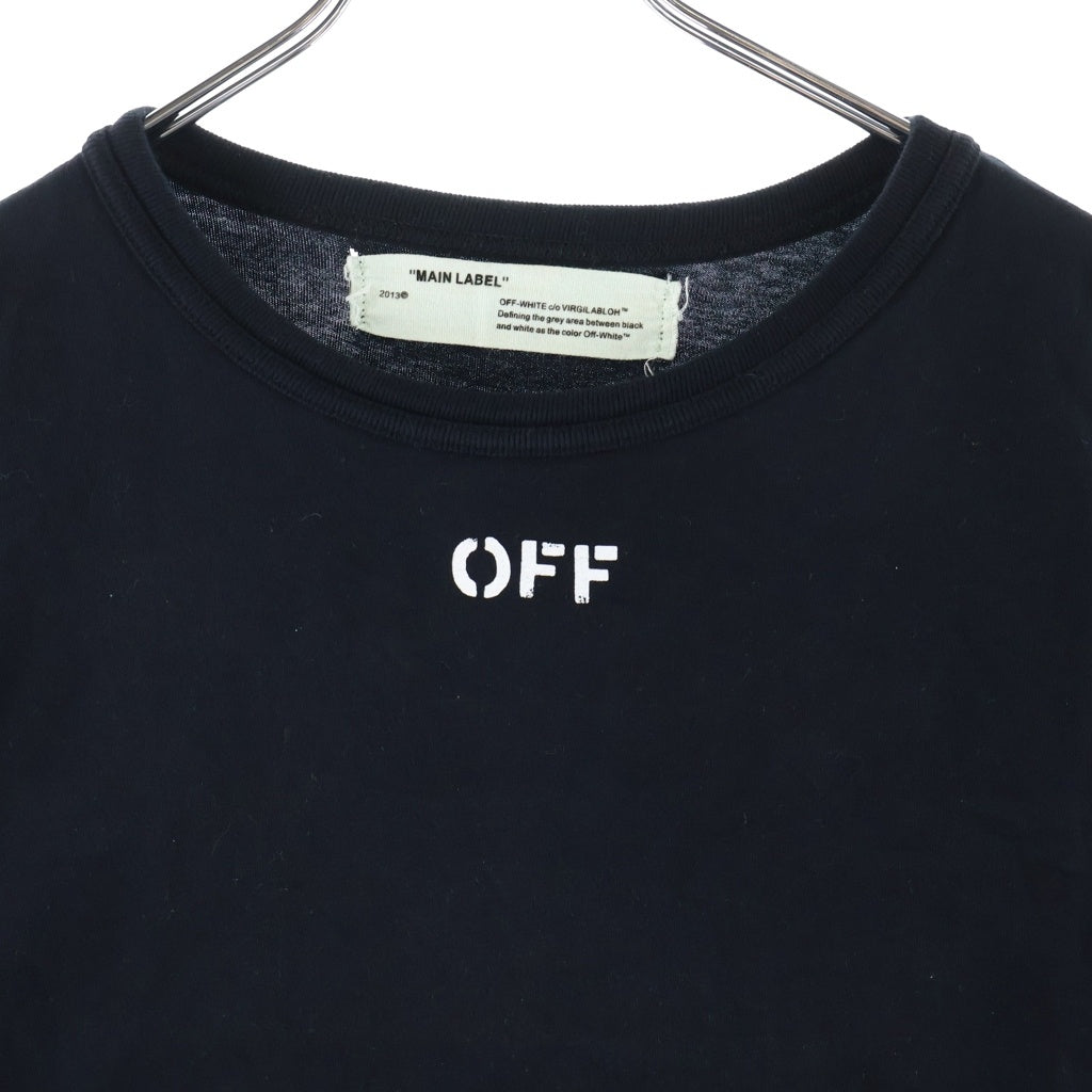 OFF-WHITE(オフホワイト) 17SS Spray T-Shirt スプレーロゴ 半袖Tシャツ ブラック